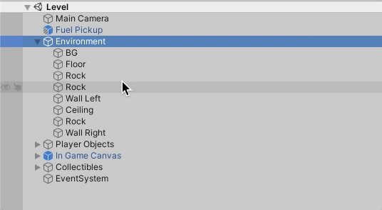 Hiding Game Objects In Unity's Hierarchy 