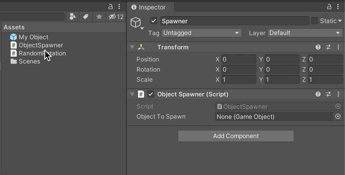 Choosing a prefab to spawn