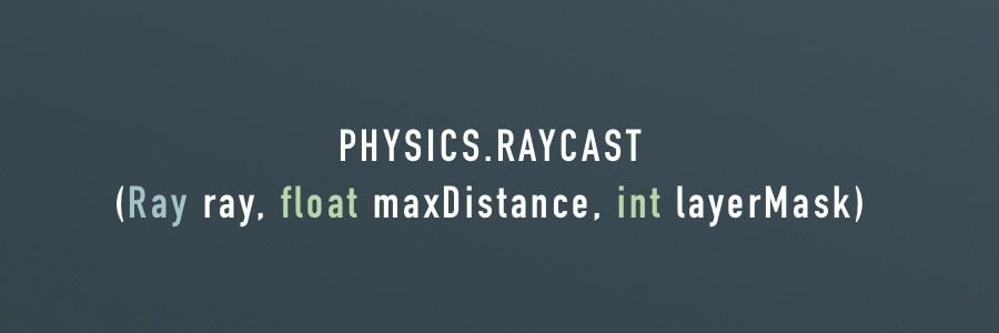Raycast function parameters