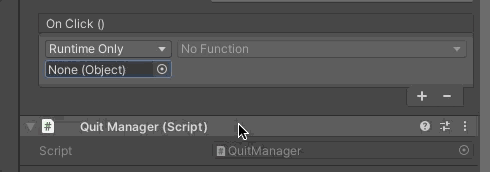 Connect Script to a button in Unity