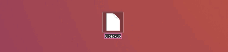 Rename a backup file in Unity
