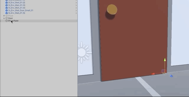 Rotate a door on a hinge in Unity