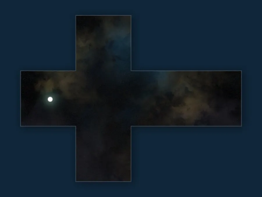 Example of an unpacked cubemap.